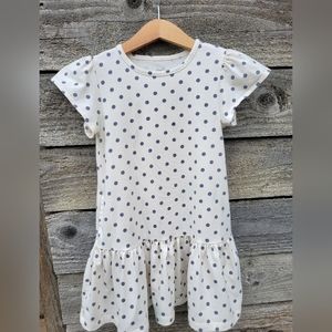 Girls size 5t polka-dot dress